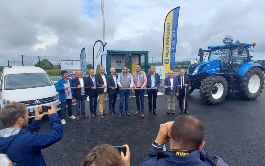 Inauguration d’une unité de méthanisation agricole