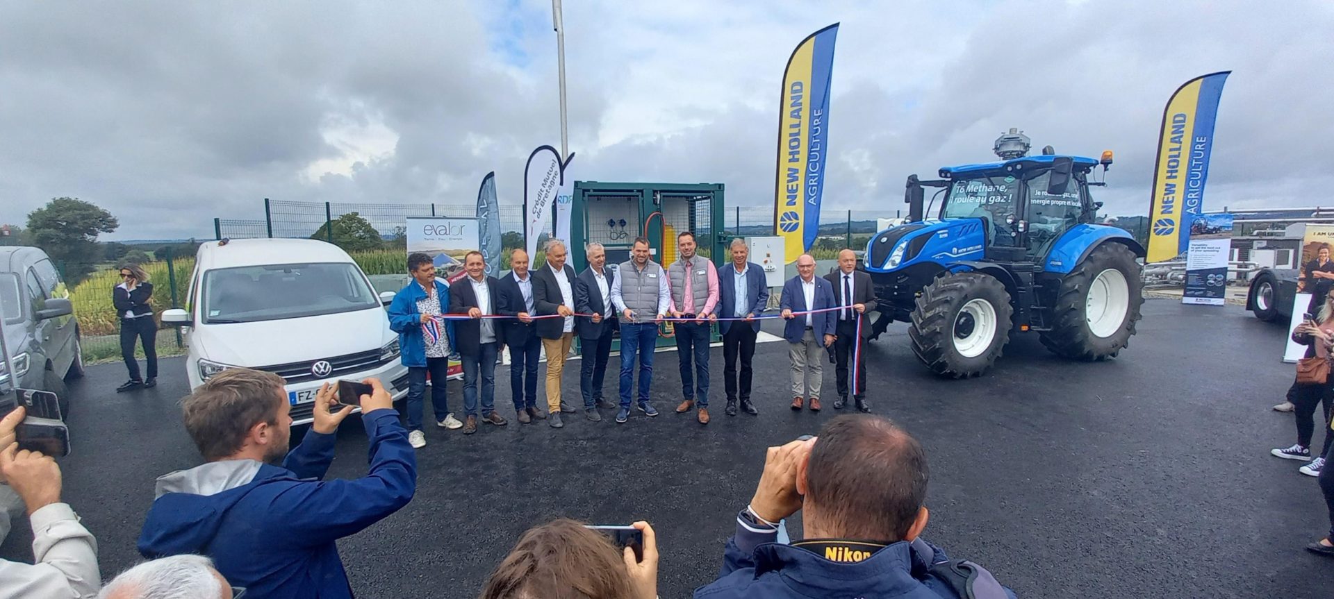 Inauguration d’une unité de méthanisation agricole