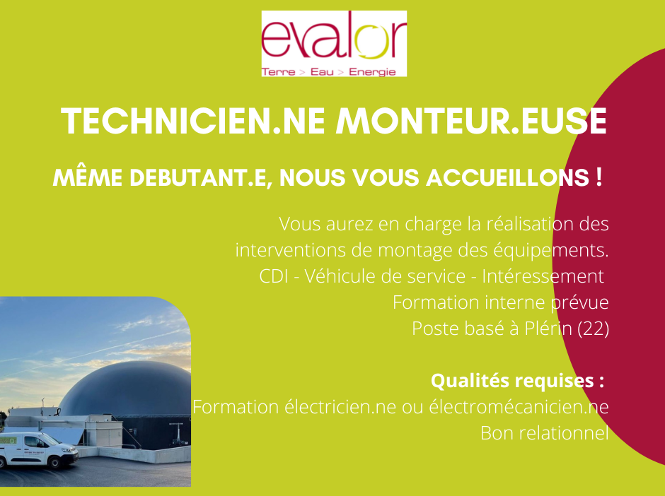 Evalor recrute un nouveau talent.